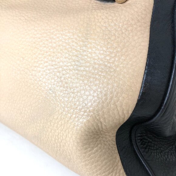 Kate Spade Charles Street Brantley Satchel Bag Black and Tan Leather Authentic - Picture 5 of 16